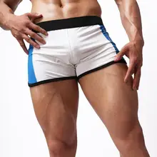 Мужские трусы плавки мужские цветные сплайсинговые купальники летнее нижнее белье высокое качество боксеры шорты мужские трусы# cz