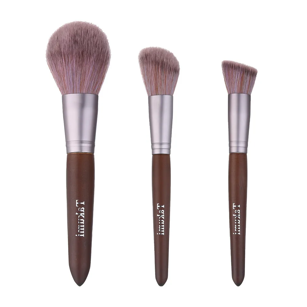 

Professional 7PCS Wooden Foundation Cosmetic Eyebrow Eyeshadow Brush Makeup Brush Sets Tools Gift Dropshipping Wholesale