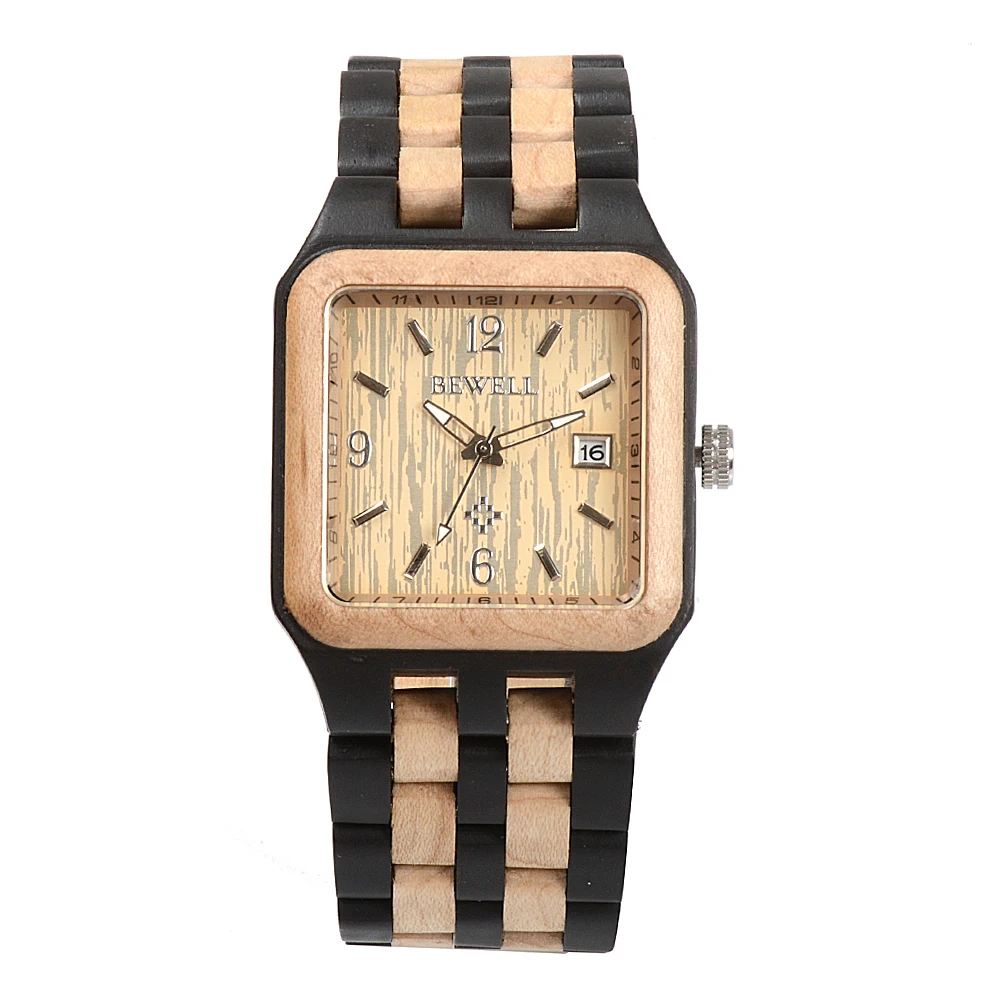 BEWELL WOODEN WATCH