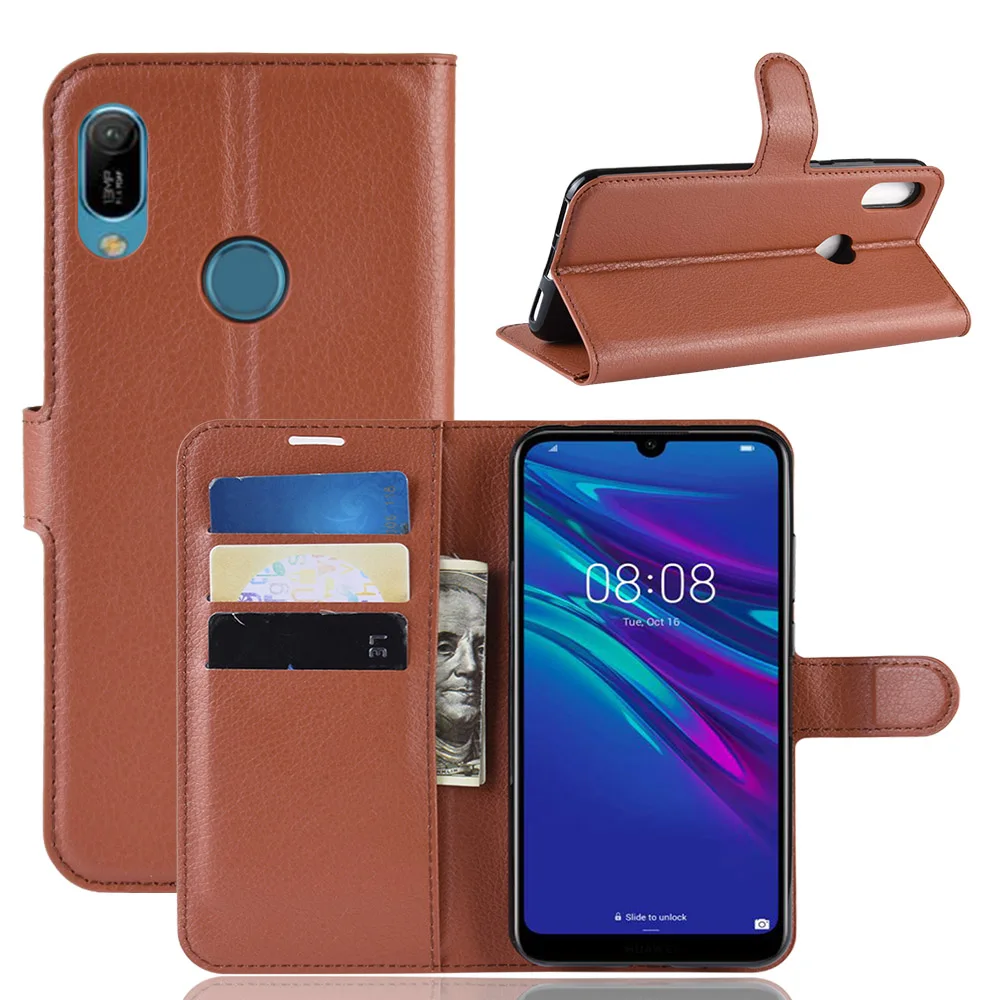 Чехол для Huawei Y6 Pro 2019 чехол бумажник из искусственной кожи с подставкой Prime
