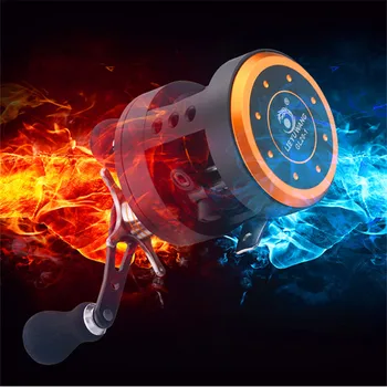 شراءكامل طبلة معدنية عجلة اليسار اليد اليمنى Baitcasting الصيد بكرة الطعم الصب لفائف معدنية الغزل بكرة قارب الصيد صخرة عجلة