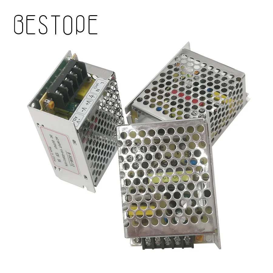 

BESTOPE LED Power Supply 5A 60W LED Driver Power Adapter Switching 110V 220V to 12V Transformer for LED Strip