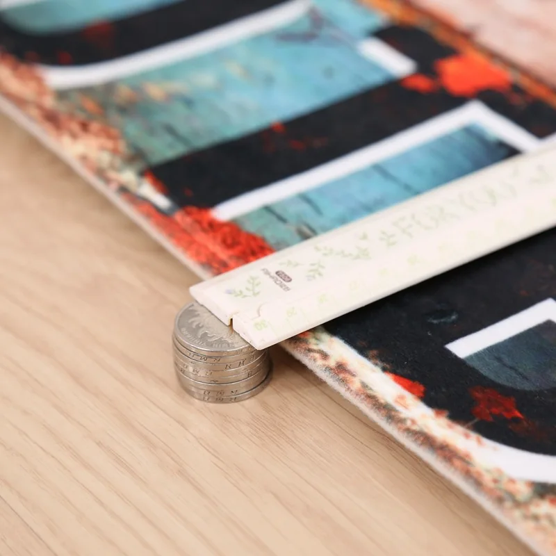  2018 New Football Rug Basketball Flannel Carpet Absorbent Slip-resistant Pad Kitchen Mat Door Bathr