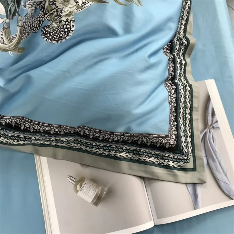 Sale Chinese Wind Animal Egyptian Cotton Royal Gongsatin Craft Extra Large Bedding, Down Quilt, Bed Sheet, Pillow Cover, 4pcs 42