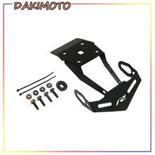 Motorcycle License Plate Holder Bracket Adjustable Angle Fender Eliminator LED For YAMAHA R15 V3.0 motorcycle adjustable angle aluminum license number plate frame holder bracket universal with steering lamp license plate