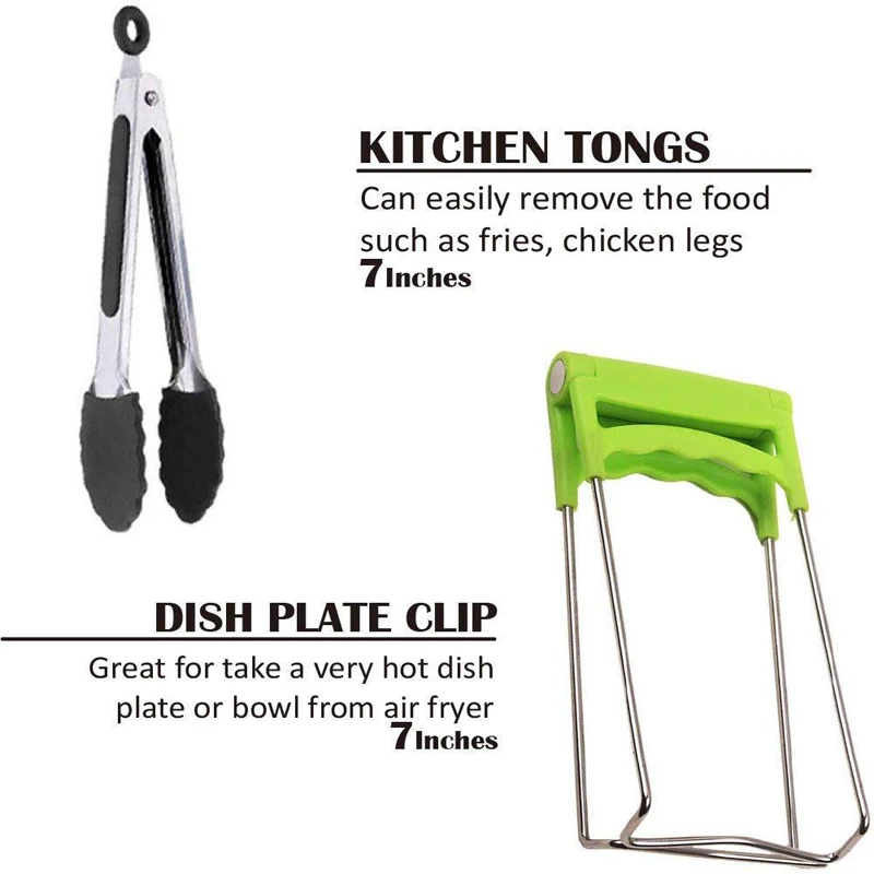 Kbxstart 3 5 5.8QT набор аксессуаров для фритюрницы 7 дюймов шт. Friteuse freidora sin aceite кухонных