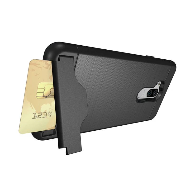 

Stand Case for LG G7 ThinQ G710 Kickstand Hard Fitted Case for LG G6 With Card Holder Covers Phone Bags Cases for LG G7 G 7 G 6