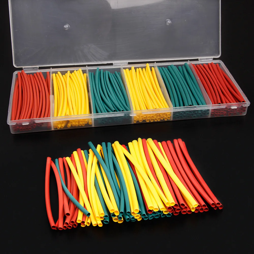 180PCS Mixed Colors Heat Shrink Tube Assortment Wire Wrap Electrical