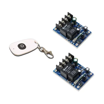 

Wide Voltage DC 12V 24V 36V 48V 30A 1CH Wireless Remote Control Switch System Receiver & Transmitter Learning Code Lamp Light
