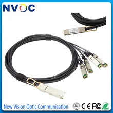 40G QSFP до 4 SFP+ 1 м AWG30 пассивный прямой медный Twinax DAC кабель, 40G QSFP до 4SFP AWG30 медный кабель
