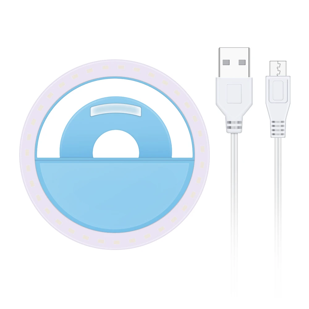 Yizhestudio 2 шт. USB СВЕТОДИОДНЫЙ светильник для селфи с зарядкой светодиодный