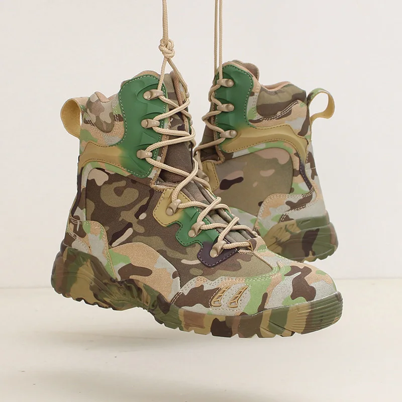 

Be A Wolf Sports Hiking Shoes Outdoor Tactical Camping Shoes Men's Boots Climbing Breathable Travel Lightweight Mountain Boots