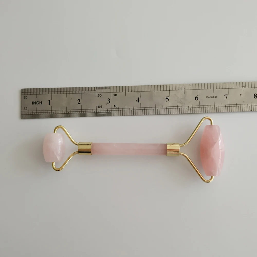 Natural Rose Quartz Facial Massage Crystal tool Body Jade Massager  (3)