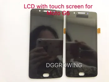 

DGGROWING 10 PCS/Lot Wholesale Price Mobile Parts For Motorola Moto G5 XT1672 XT1676 LCD Display With Touch Screen Assembly+Tool
