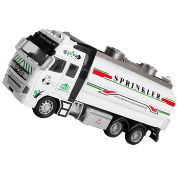 

Children 1:18 Pull Back Alloy ABS Sprinkler Truck Toy Vehicle Model Boys Birthday Holiday Gift
