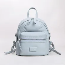 Emma yao marca moda mujeres mochila de cuero genuino de mini bolso de las mujeres de moda mochila