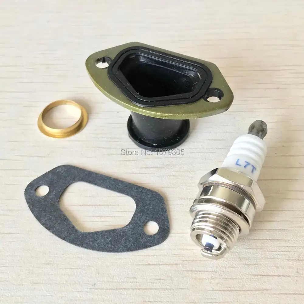 Intake Manifold Ring Gasket Spark Plug Kit For Chinese 45CC 52CC 58CC