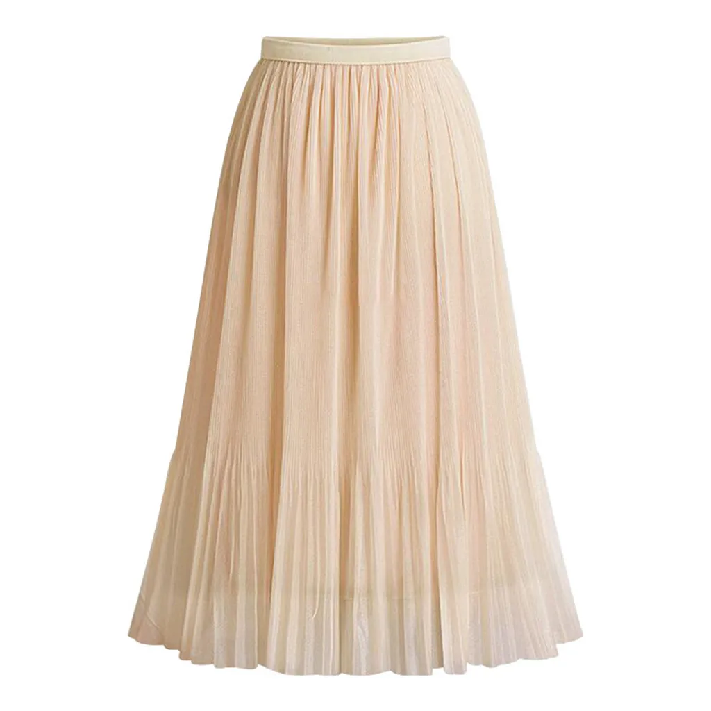 Womail, Женская юбка, летняя мода, Boho, высокая талия, плиссированные, макси юбки, вечерние, длинная, сексуальная, элегантная, Пляжная, повседневная,, J71