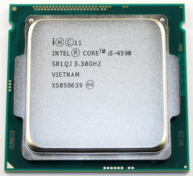 

Intel Core i5 4590 Processor Quad-Core 3.3GHz L3 6M 84W Socket LGA 1150 Desktop CPU
