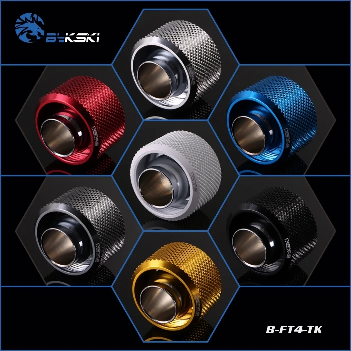 Bykski B-FT4-TK 1/2 &quotID X 3/4&quot OD 13X19 мм мягкие трубы компрессионные фитинги G1/4 &quotрезьба |