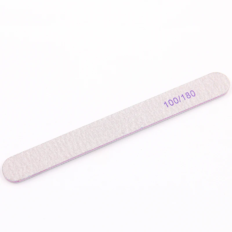 

1PCS Professional Nail Art File Buffers 100/180 Durable Sand Buffing Long Bar For Manicure Natural Buffing Tools Nail Sand Bar