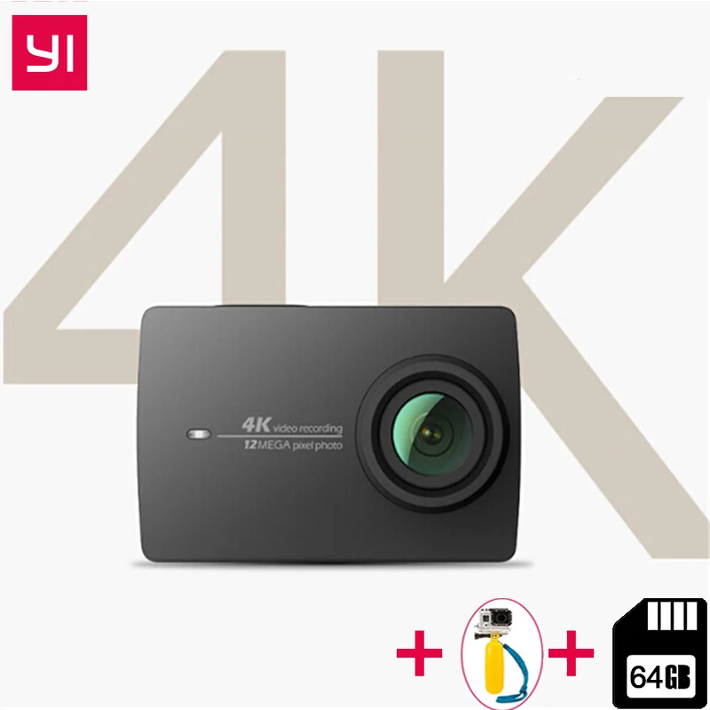 

YI 4K Action Camera Ambarella A9SE ARM 4K/30 2.19" Retina Screen HD IMX377 12MP 155 Degree EIS LDC Xiaomi YI Sport Action Camera