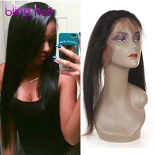 Pre Plucked 360 Lace Frontal Closure 8A Lace Frontals Natural Hairline Brazilian Human Hair Straight 360 Lace Virgin Hair