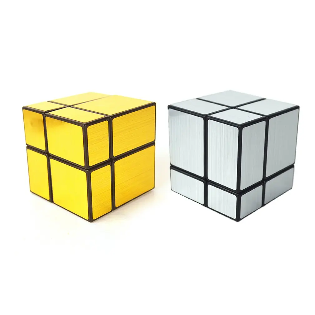 

High Quality 2x2x2 mirror Magic cube entry level special shaped magic cube Speed Challenge Gifts intelligent early education toy