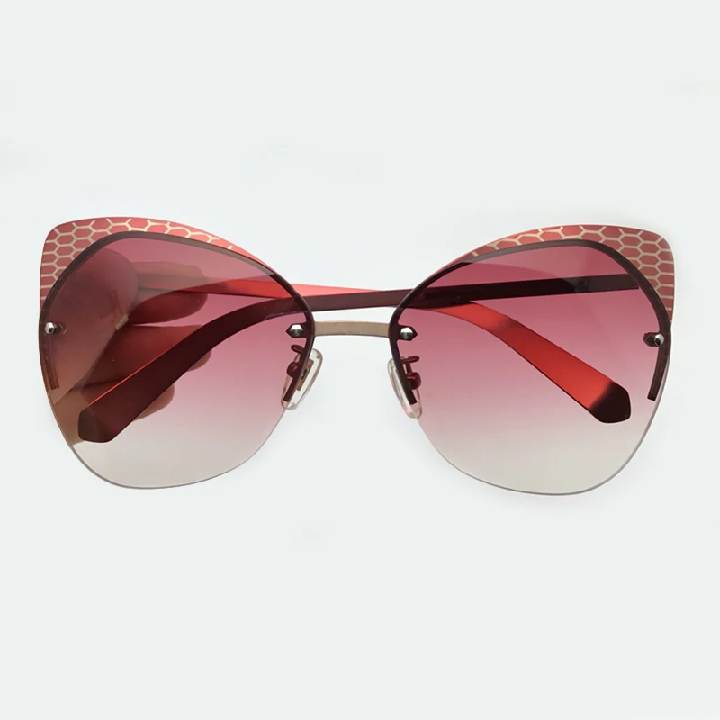 Cat Rahmen no Mode no Marke Mit no De 4 Oculos Hohe Qualität 2019 Sonnenbrille 2 Feminino Sol Eye 3 Box No Metall Luxus 1 Designer Frauen Brillen qxEx1YpP