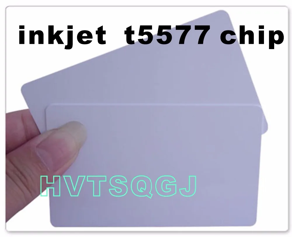 

300pcs Free shipping High quality RFID contactless ID T5577 inkjet card