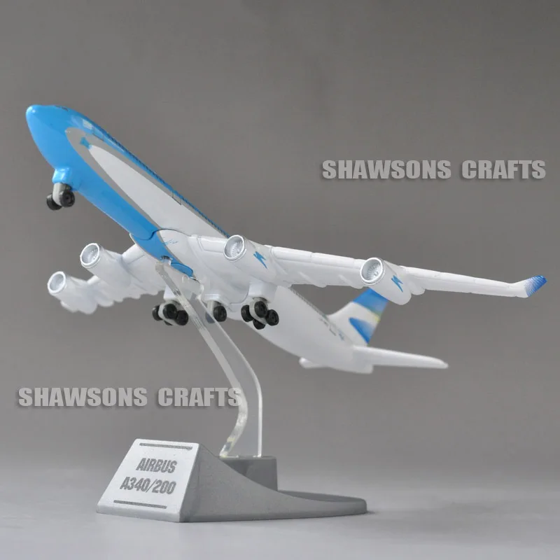 

Diecast Metal 1:460 Plane Model Toys Airbus A340/200 Aerolineas Argentinas Airline Miniature Replica