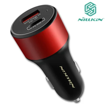 

Nillkin Car Charger USB Quick Charge 3.0 Type C PD Fast Charger For iPad Pro 12.9 9.7 Air 2 11 mini 4 3 2 2018 for iPhone XS Max