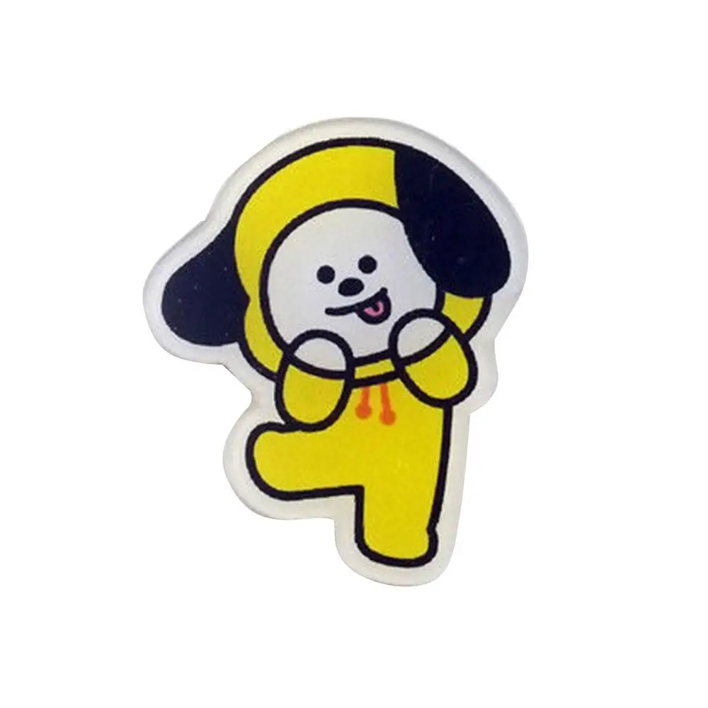 

Plastic BTS Badge Breastpin Fashionable Cooky Rabbit BTS Brooch Kpop Chest Cute Animal