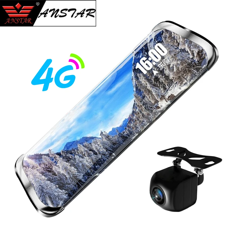 

Anstar 10" Dashboard 4G Car Camera 1080P Android 5.1 Dual lens ADAS GPS Dash Cam DVRs Auto Registrar Video Recorder DVR