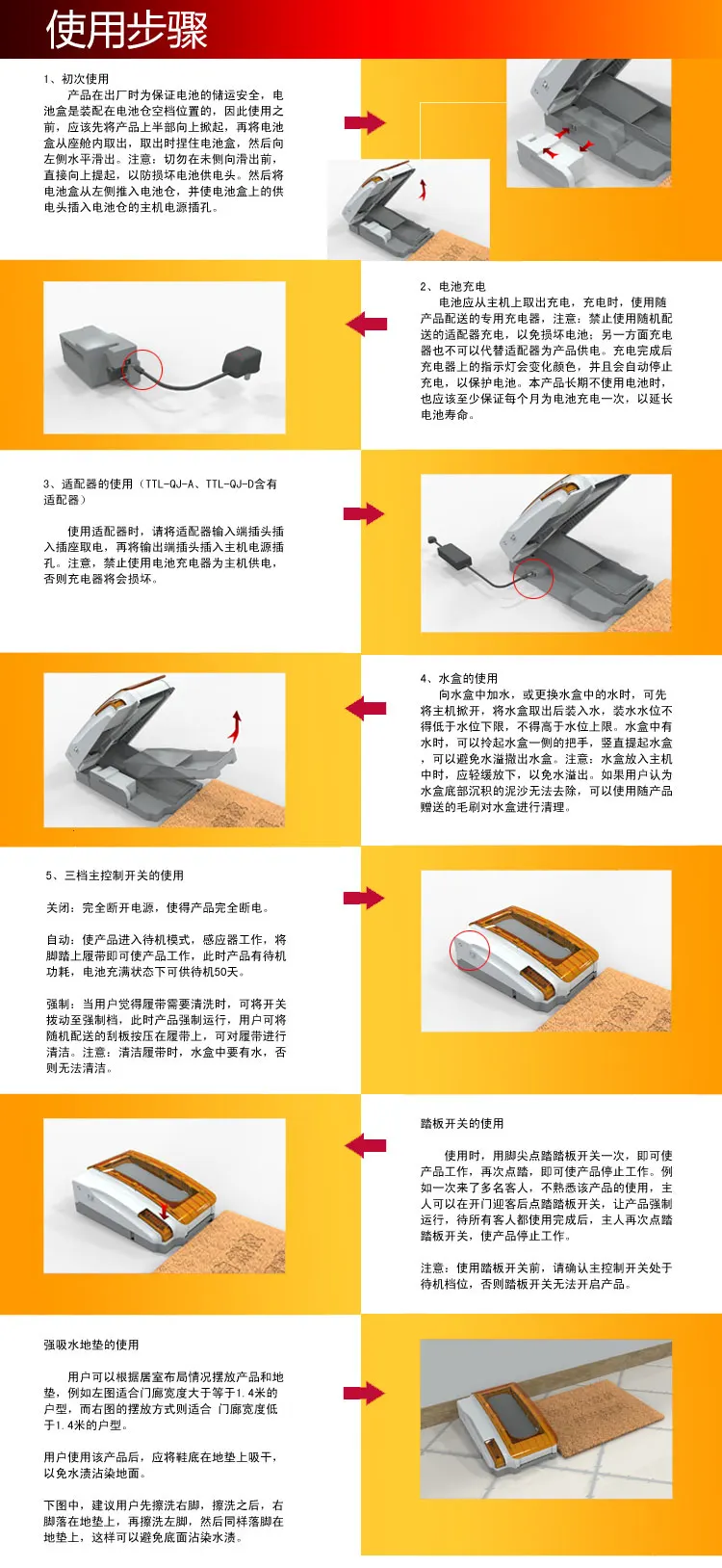 Интеллектуальная автоматическая машина для очистки подошвы воды Rechareable Индукционная полировальная машина для обуви мульти Коммерческая полировальная машина для обуви