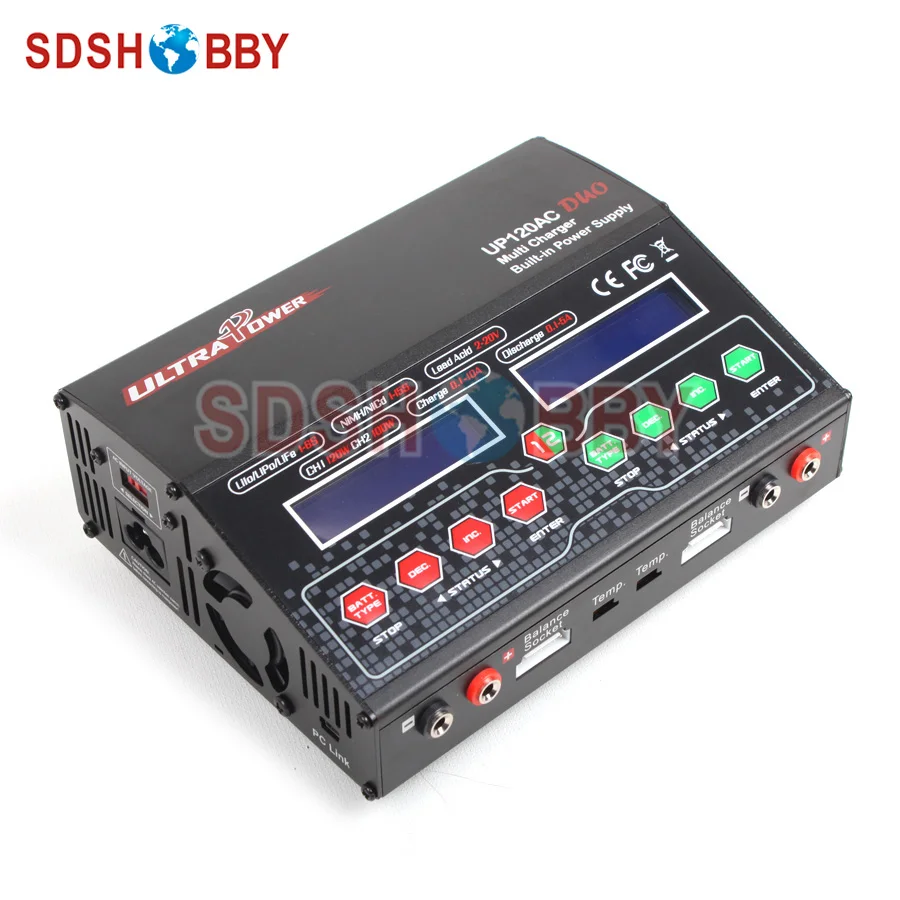 

Ultra Power Charger 120W 12A Dual Output / High Power Supply UP120AC DUO / Lipo Battery Charger Support AC/DC Input