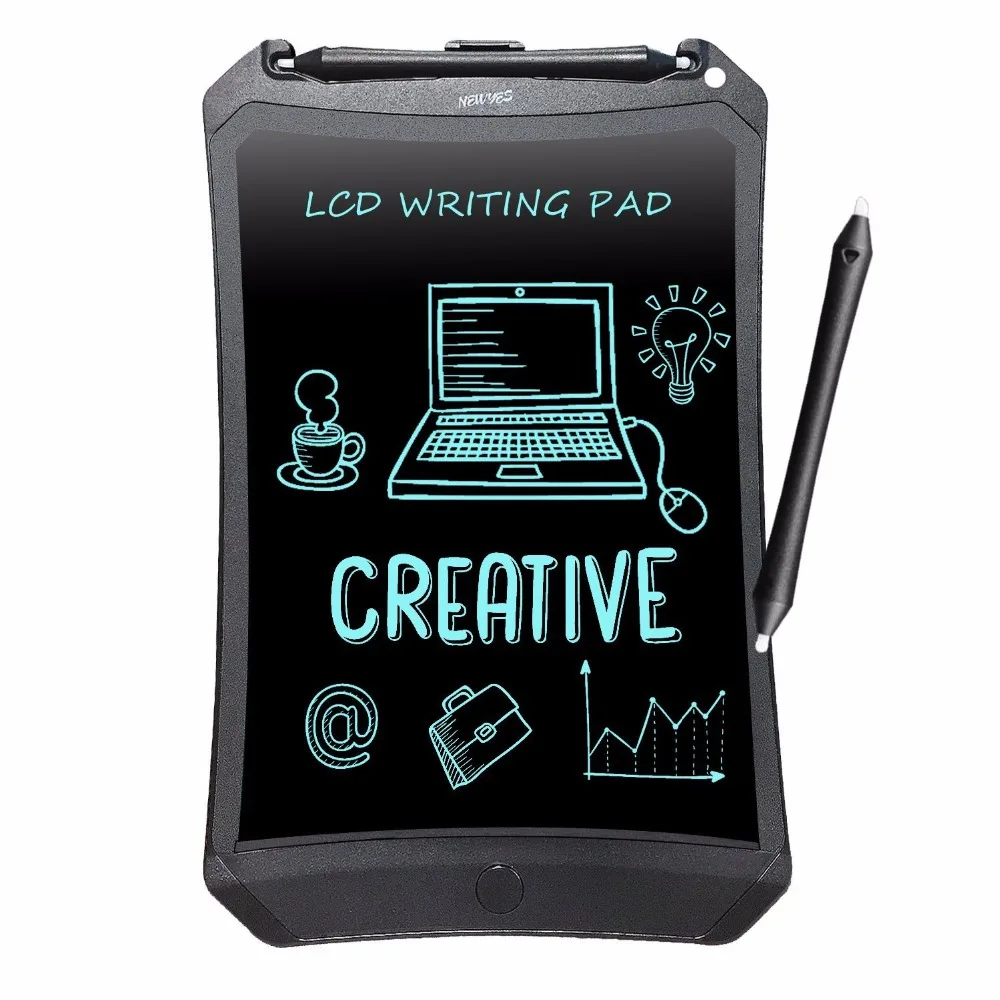 NEWYES 8 5 Chrismas Kids Gifts Black Robot Pad eWriter Electronic Drawing Toys Doodle Pad LCD Writing Tablets without Paper