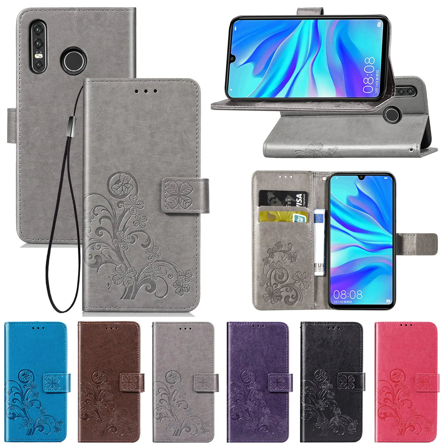 Для huawei P9 P10 P20 P30 Lite Pro кожаный бумажник протектор Mate10 Mate20 Mate9 Полное покрытие| |
