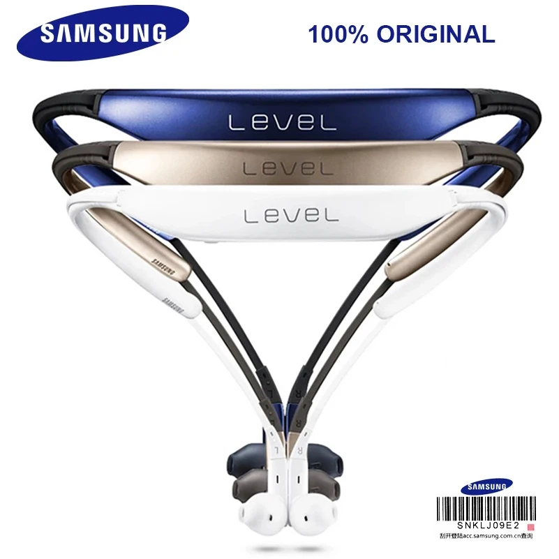 SAMSUNG Level U Wireless Bluetooth Earphone Neckband headsets Collar Noise Cancelling Support A2DP,HSP,HFP for Glaxy 8 S8plus