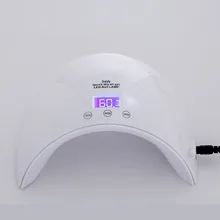 24 Вт Smart ногтей лампа белого света УФ-лампы Светодиодные лампы Сушилка для ногтей быстросохнущая все гель светодиодные лампы ногтей для Гвозди лечение Польский Авто Сенсор