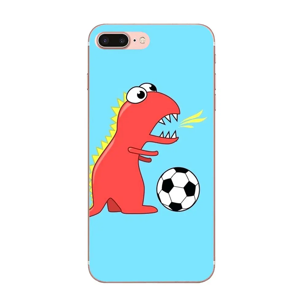 Мягкие чехлы из ТПУ для Xiaomi Redmi Mi Note 7 8 9 SE Pro Lite Go Play Animal Dinosaur|Чехлы-накладки| |