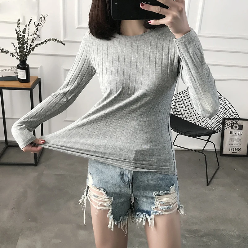 

2018 Women O neck Knitted Sweater Pullover Autumn Basic Long Sleeve Winter Soft Warm Knitwear Ladies Plus Size 3XL Tops Clothes