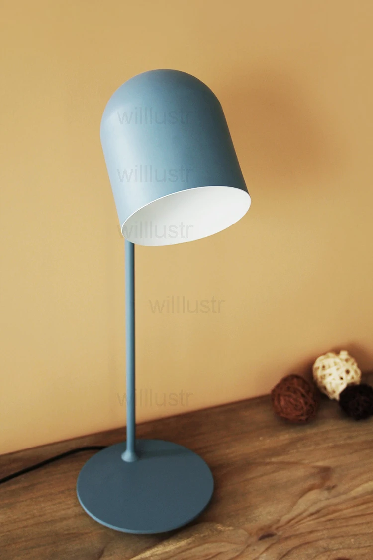 Willlustr Nieuwe Iron Leeslamp Nachtkastje Lamp Studeerkamer Desk Verlichting Office Hotel Macaron Kleur Roze Zwart Geel Blauw Light Office Desk Lightstudy Lamp Aliexpress