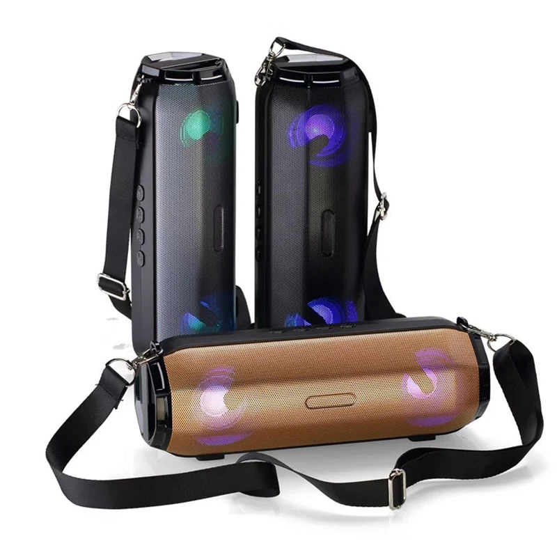 

HANTOPER Portable wireless Bluetooth Speaker Stereo big power 10W system TF Card Music Subwoofer Column Speakers for Phone