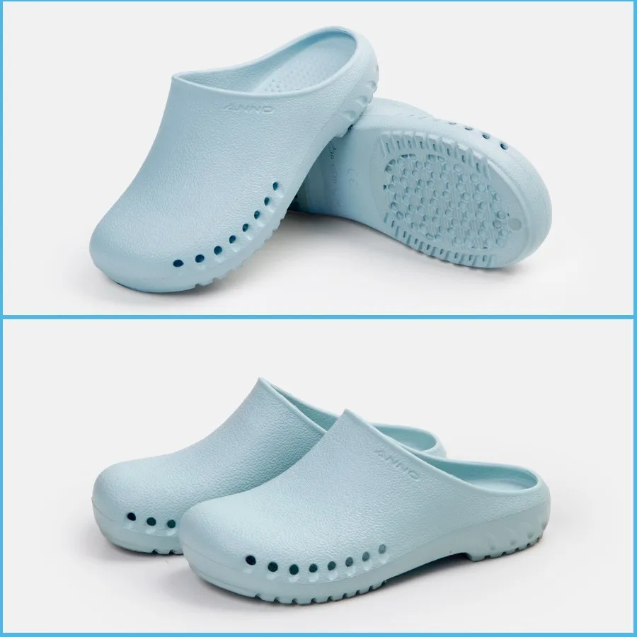 Медицинская обувь для докторов медработников резиновые шлепанцы противоскользящая мягкая защитная обувь Операционная лаборатория спа
