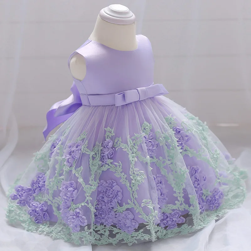 2018 vintage Baby Girl Dress Baptism Dresses for Girls 1st year birthday party wedding Christening baby infant clothing bebes (12)