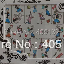 W106-W120,, 20 листов/партия, смешанная серия W, милые дизайнерские блестящие наклейки на воду, переводные наклейки для ногтей
