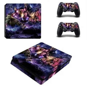 

The Avengers Endgame PS4 Slim Skin Sticker Decal Vinyl for Playstation 4 Console and 2 Controllers PS4 Slim Skin Sticker