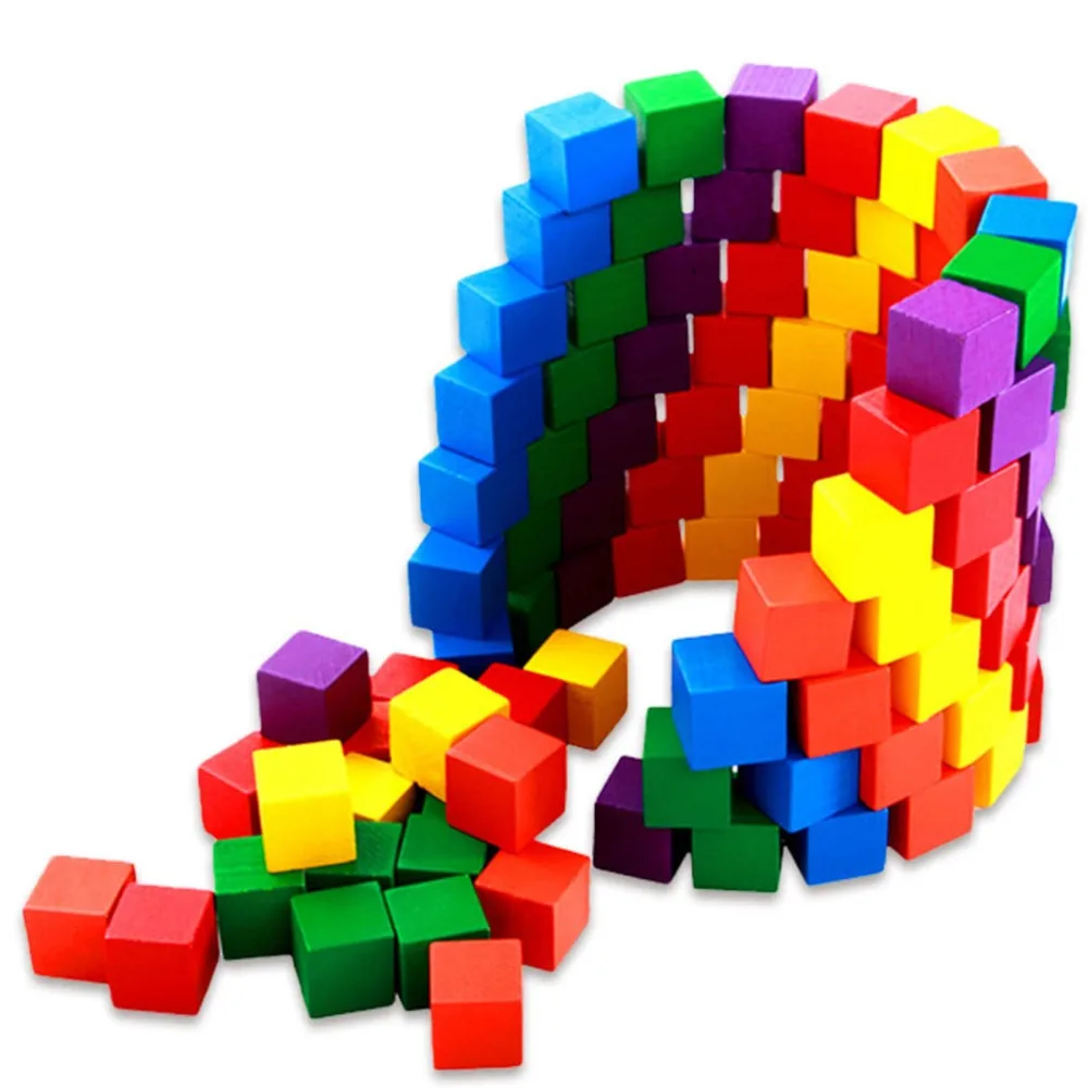 

Blocks Baby Color Recognition Colorful Wooden Shape Matching kids Children Intelligence Early learning educational Toys Bricks