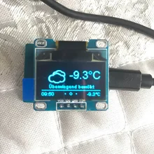 ESP8266 прогноз погоды часы OLED дисплей/Wifi модуль|Крышки